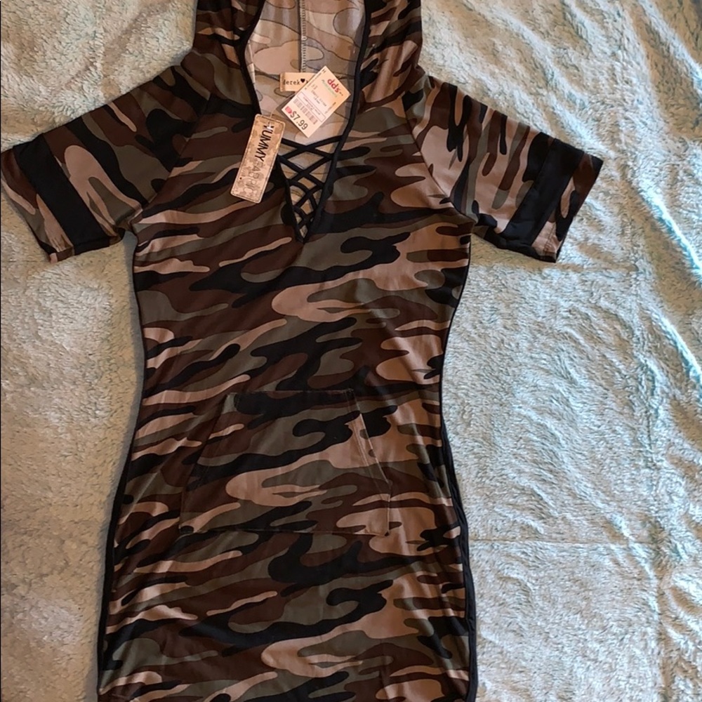 camo dress